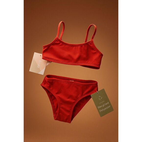Andie Swim Kids Bikini Set Toddler Girls' Size 2T Cherry Red AK002 Summer NWT - Picture 13 of 13